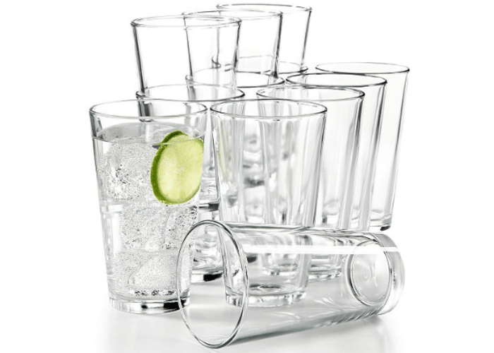 Martha Stewart 12-pc Tumblers, Small or Large