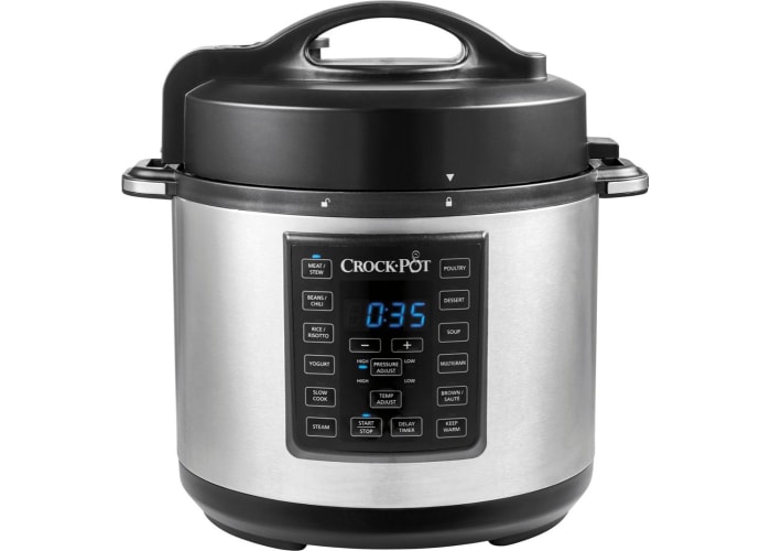 Crock-Pot Express 6-Quart Pressure Cooker, Stainless Steel