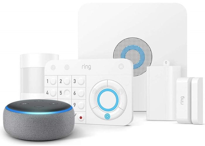 Ring Home Security System + Free Echo Dot