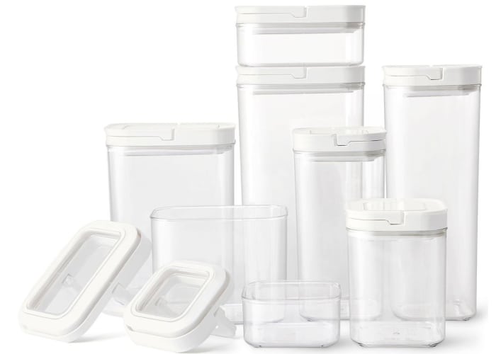 8-pc Member's Mark Fliplock Containers Set
