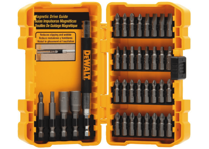 37-pc Dewalt Screwdriving Set with Tough Case