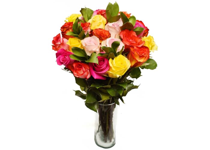 24-ct Rainbow Bright Bouquet Valentine’s Day Bouquet 
