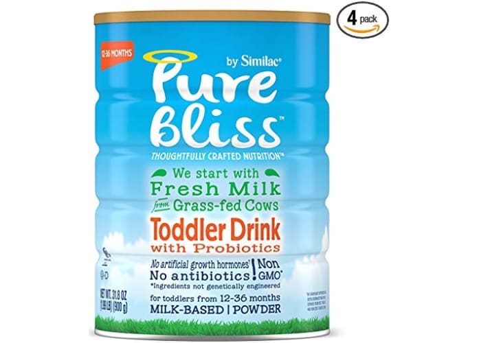 4-pk Pure Bliss by Similac Toddler Drink with Probiotics