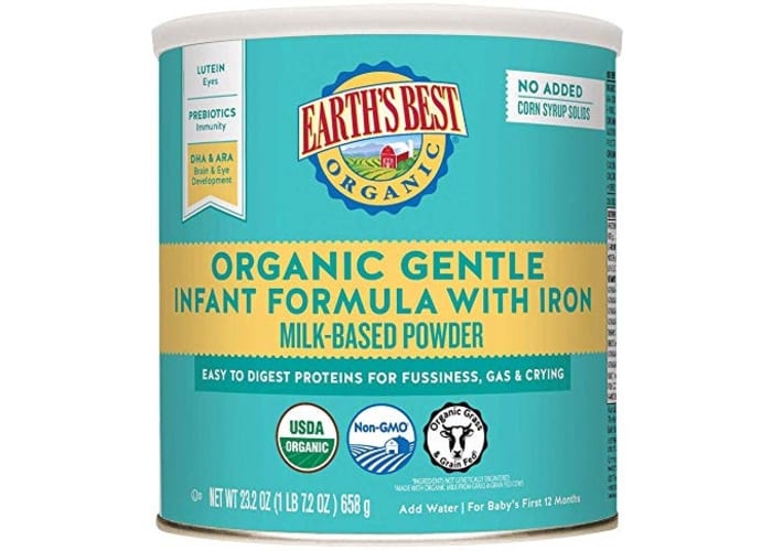 23.2-oz Earth's Best Organic Gentle Infant Powder Formula with Iron