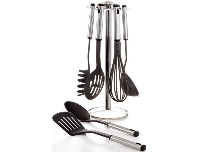 Martha Stewart Essentials 7 Piece Kitchen Utensil Set w/ Stand