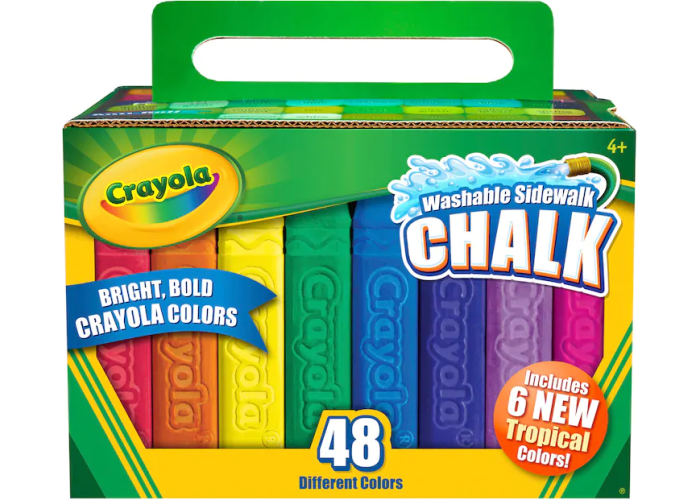 Crayola 48-pk. Tropical Sidewalk Chalk