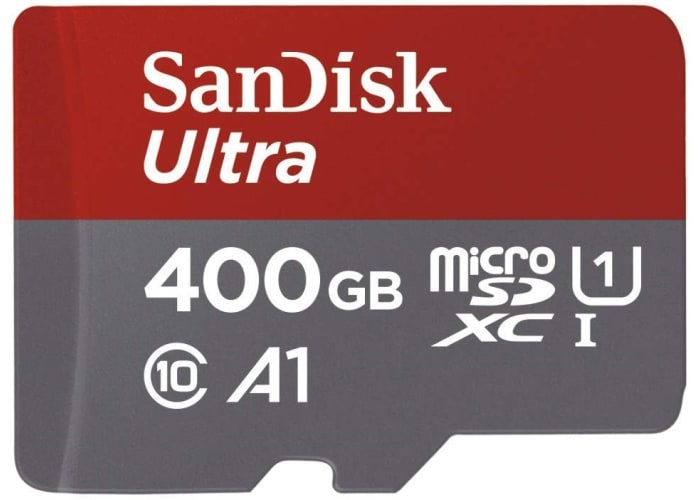 400gb Sandisk Ultra MicroSD Card w/ Adapter