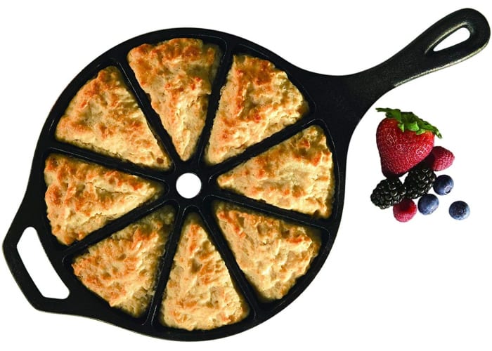 Lodge Cast Iron Cornbread Wedge Pan, Pre-Seasoned