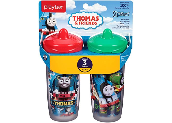 2-ct Playtex Sipsters Stage 3 Thomas The Train Sippy Cups
