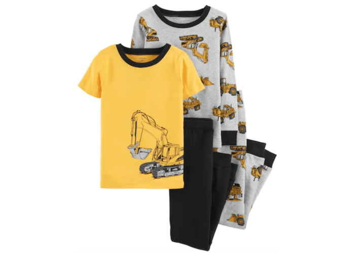 Carter's 4-Piece Boys Printed Pajama Set