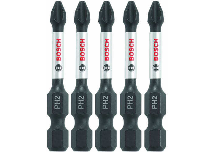 5-pc Bosch Impact Tough 2 In. Power Bits