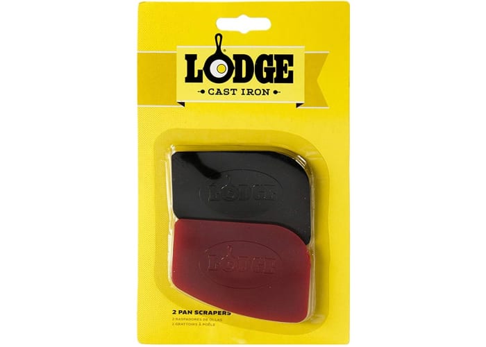 Lodge Handheld Polycarbonate Cast Iron Pan Scrapers