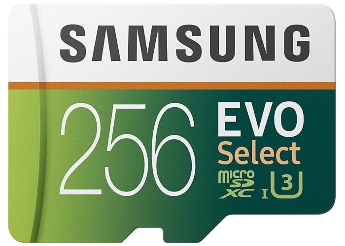 Samsung EVO 256gb MicroSD Card
