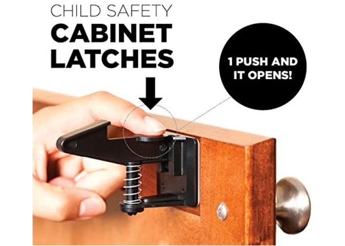  8-pk Child-Safety Cabinet Locks