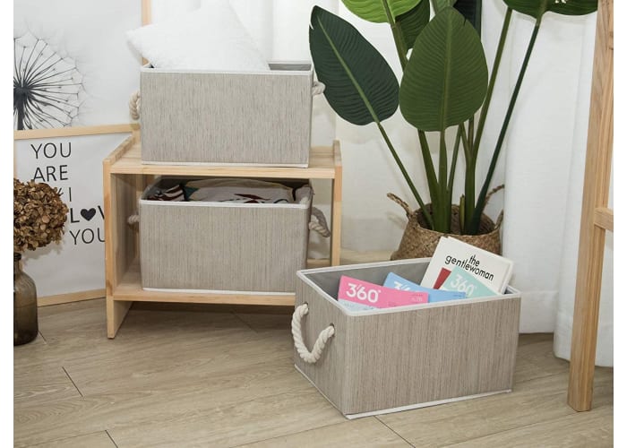 3-pk StorageWorks Decorative Storage Bins 