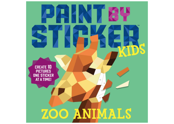 Paint by Sticker Kids: Zoo Animals