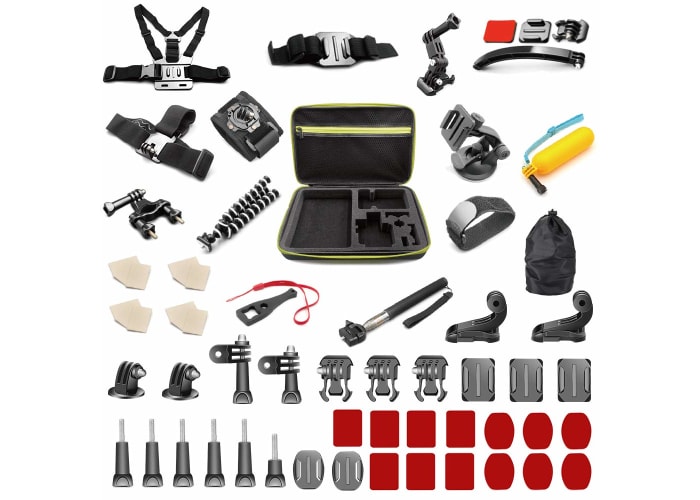 55-in-1 GoPro or Action Cam Accessories Kit