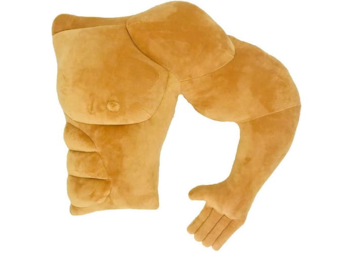 Novelty Muscle Man Pillow Arm 