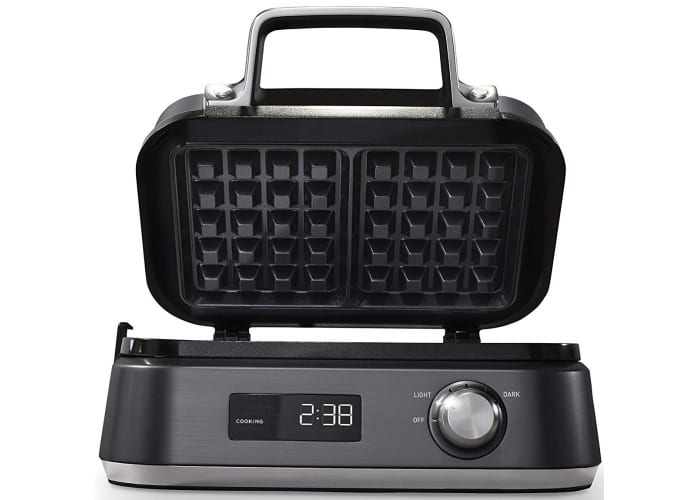 Calphalon Intellicrisp Waffle Maker - Dark Stainless Steel