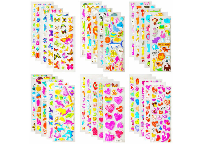 1200+ Kids 3D Stickers