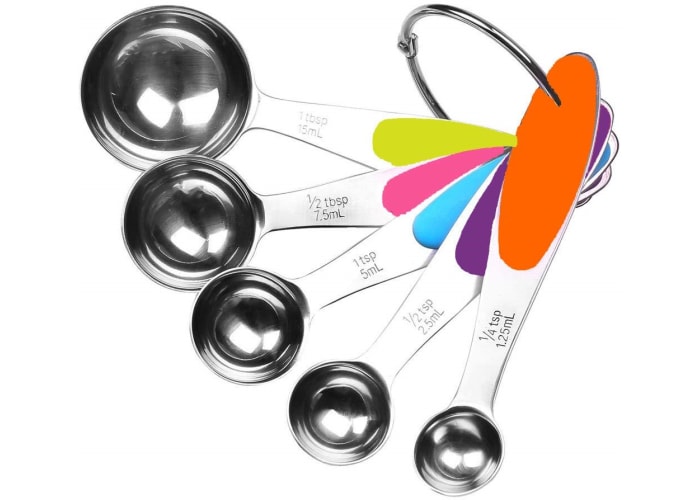 5-pc Stainless Measuring Spoon Set