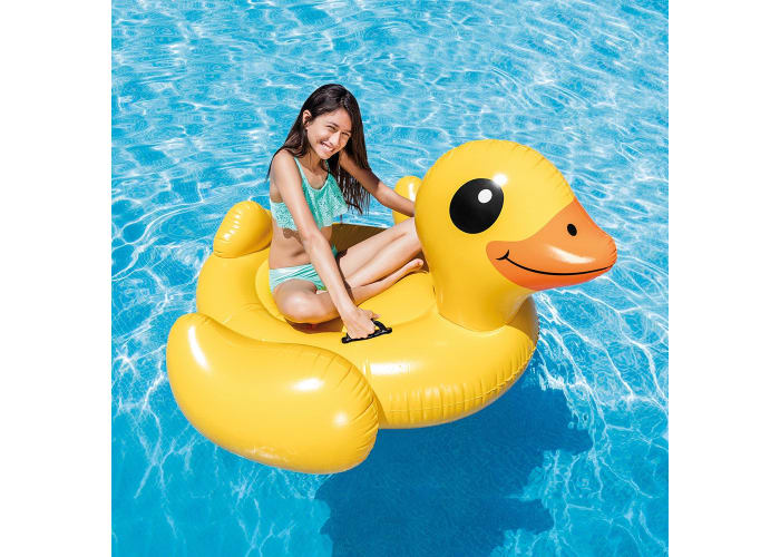 Intex Yellow Duck Inflatable Ride-On