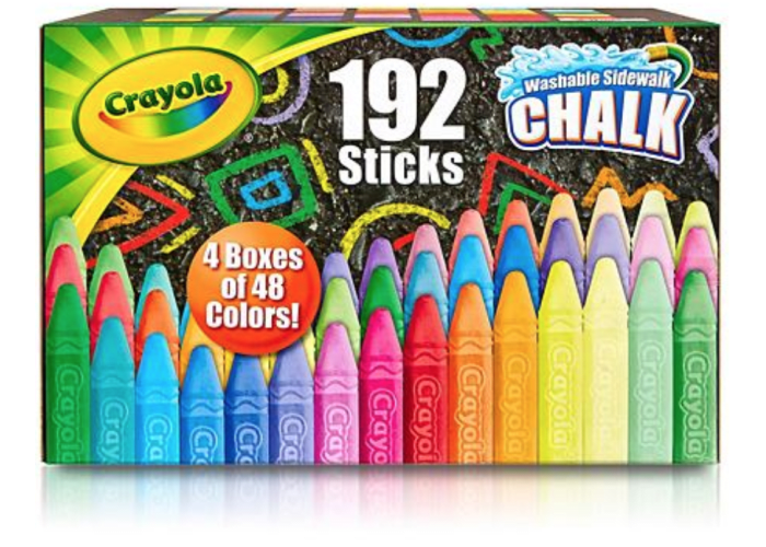 Crayola Washable Sidewalk Chalk (192 ct)