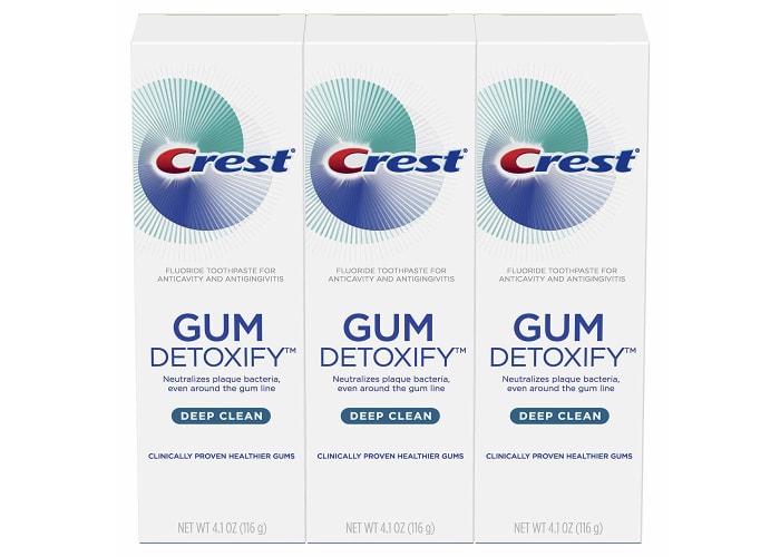 Crest Toothpaste Gum Detoxify Deep Clean