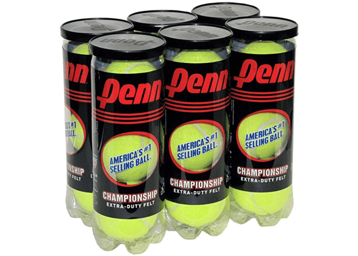 Penn Championship Tennis Balls - 6 Cans, 18 Balls