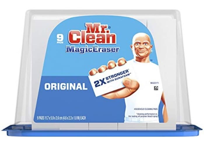 9-ct Mr. Clean Magic Eraser Original, Cleaning Pads with Durafoam