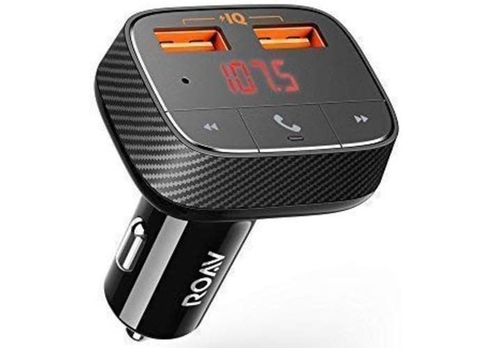 Anker Roav SmartCharge F0 Bluetooth FM Transmitter 2-Port USB Car Charger