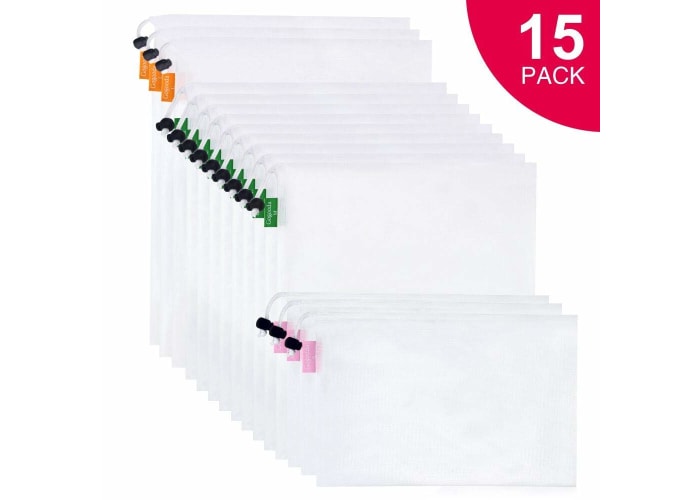 15-ct Reusable Mesh Produce Bags