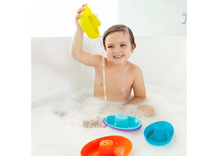 5-pk Fleet Stacking Boats Bath Toys