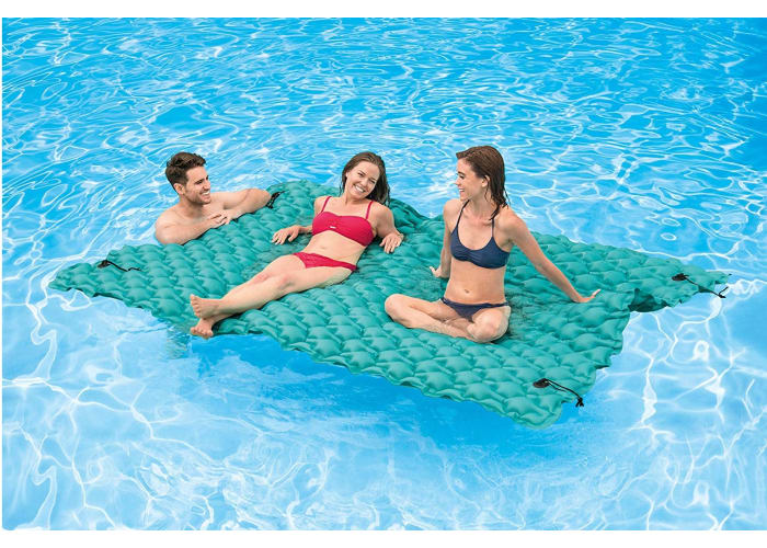 Intex Giant Inflatable Floating Mat, 114" X 84"