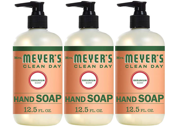 3-pk Mrs. Meyer's Hand Soap (12.5-oz), Geranium