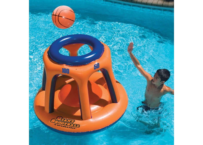 Swimline Giant Shootball Basketball Swimming Pool Game Toy