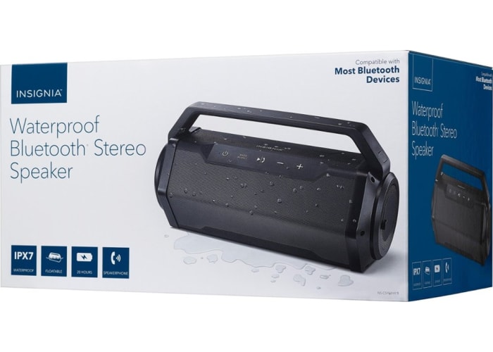 Insignia Waterproof Portable Bluetooth Speaker
