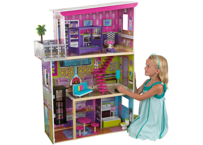 KidKraft Super Model Dollhouse w/ 11 Accessories 