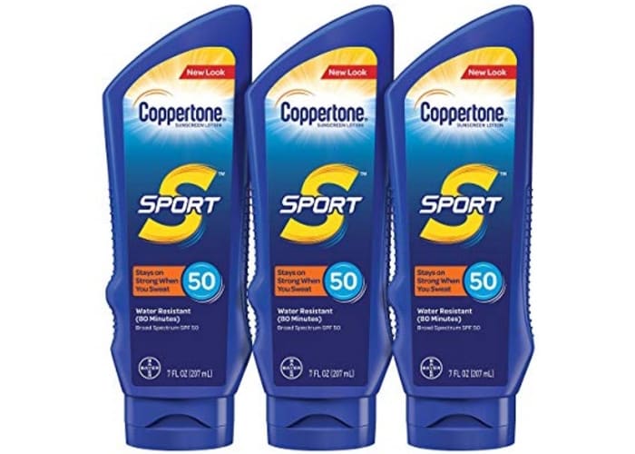 3-pk Coppertone SPORT Sunscreen Lotion 