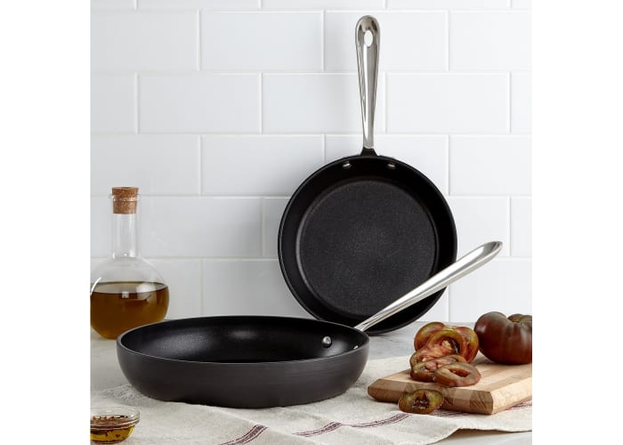 8" & 10" All-Clad Hard Anodized Fry Pan Set