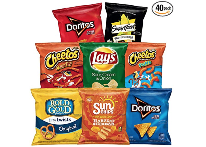 Frito Lays 40-Pack Variety of Chips