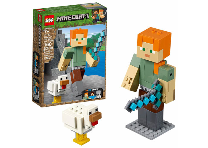 LEGO Minecraft Alex BigFig with Chicken 