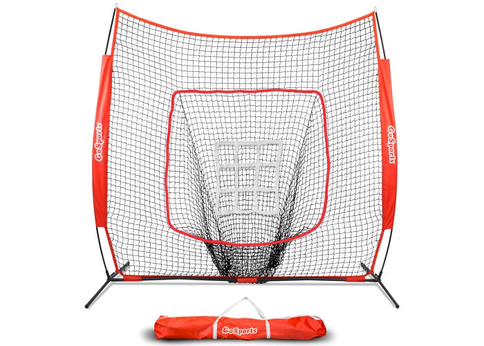 GoSports 7' x 7' Baseball & Softball Practice Hitting & Pitching Net 