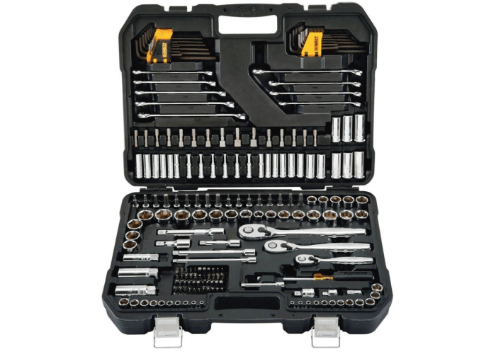 Dewalt 200-pc Polished Chrome Mechanics Tool Set 