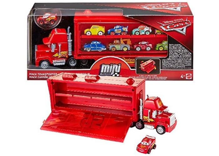Disney Pixar Cars Mini Racers Mack Transporter