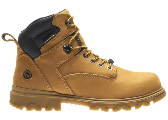 Wolverine Leather Waterproof Soft Toe Work Boots