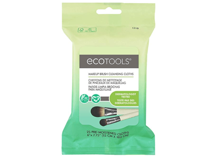 EcoTools Makeup Brush Cleansing Cloths & Convenient Brush Cleaner