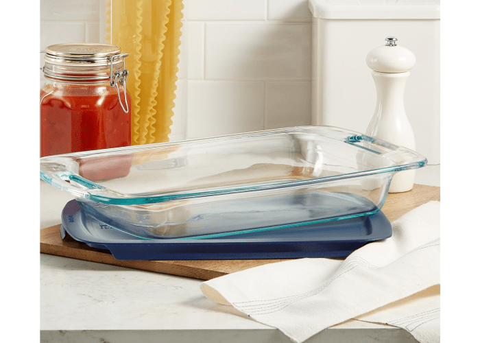 2-pk Pyrex Easy Grab 3-Qt. Covered Baking Dish