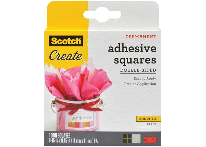 Scotch Double-Sided Adhesive Mounting Squares 
