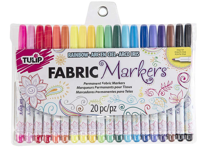 20-ct Tulip Permanent Nontoxic Fabric Markers